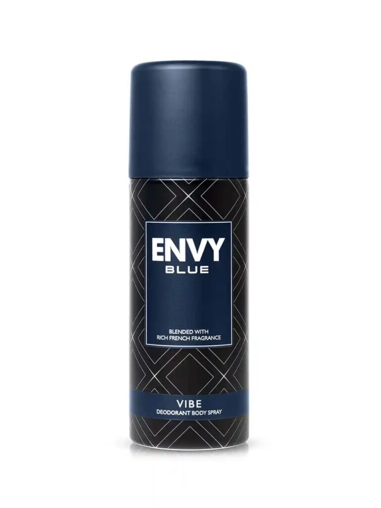 "Envy deodorant body spray for men, long-lasting fragrance"