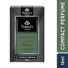 Yardley London Gentleman Urbane Compact Perfume for Men| Fougère Notes, 18 ml